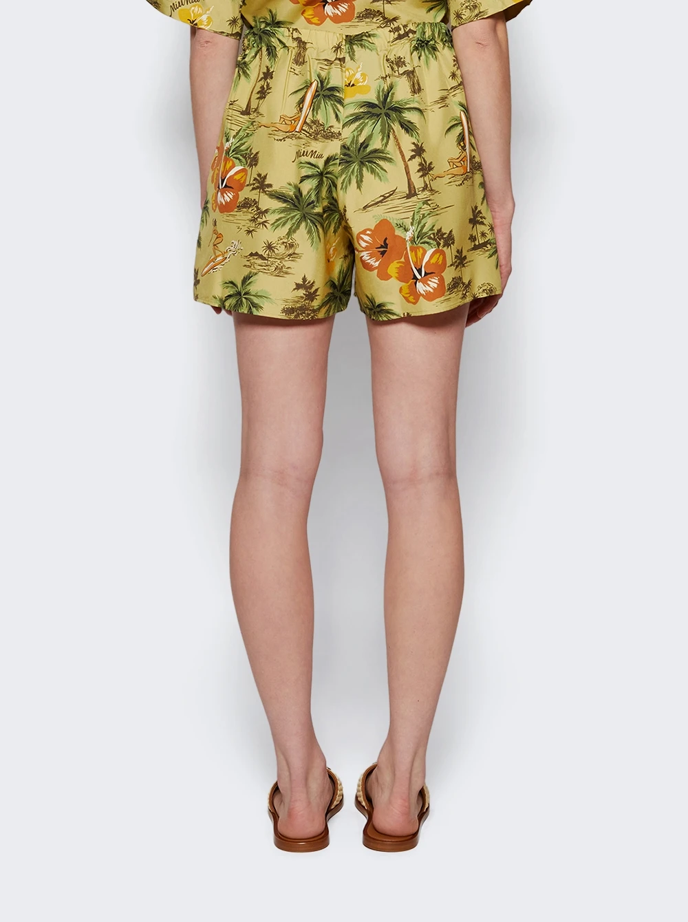 Miu Miu Hawaii Short Pistachio - Image 5