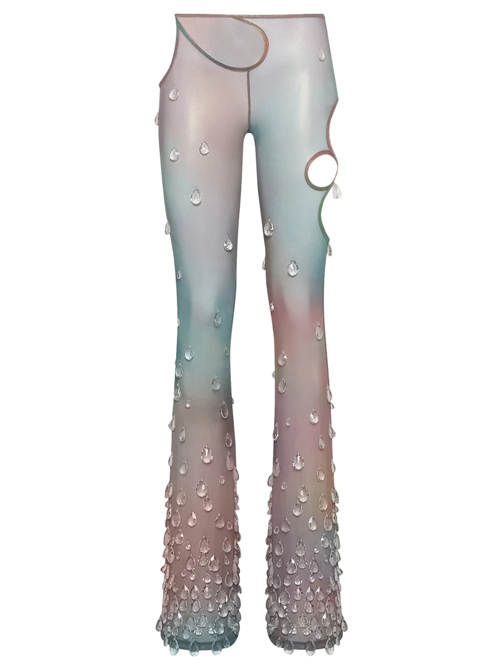 GCDS Sita Crystal Drop Pants Multicolor