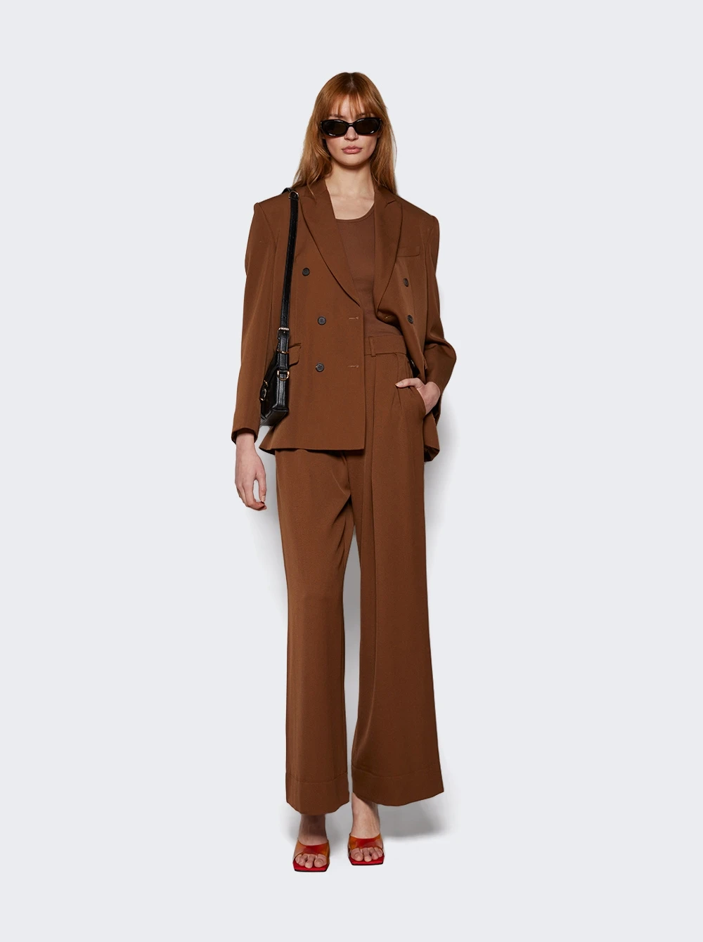 Ribbed Tank Brown - Image 2